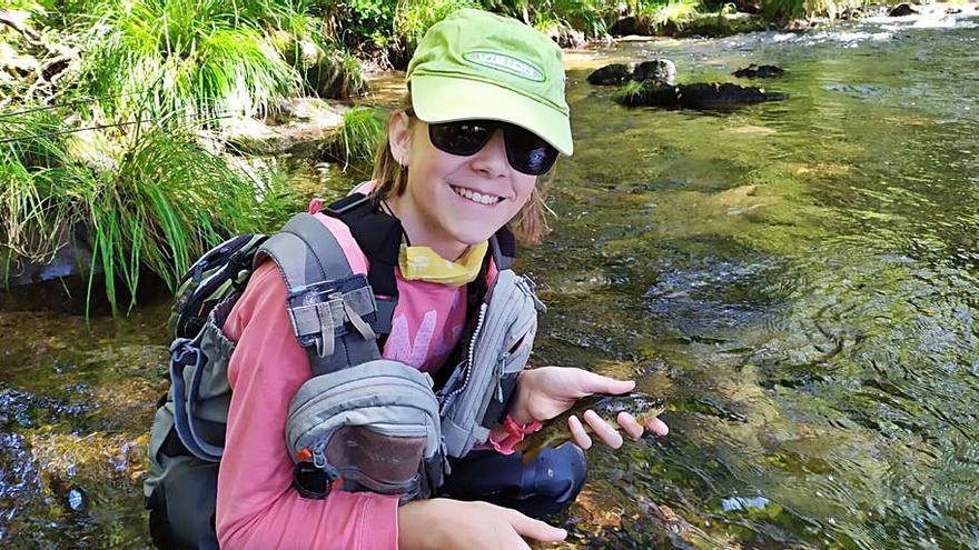 Alba, de 12 años, fue una de las participantes.