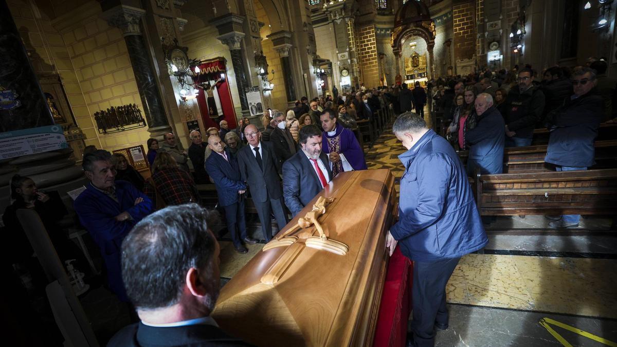 Funeral por Paco Gayoso en la iglesia de San Juan el Real.