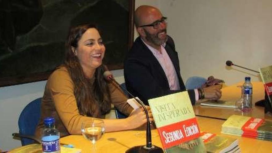 Susana Jódar e Iván García, durante la presentación.