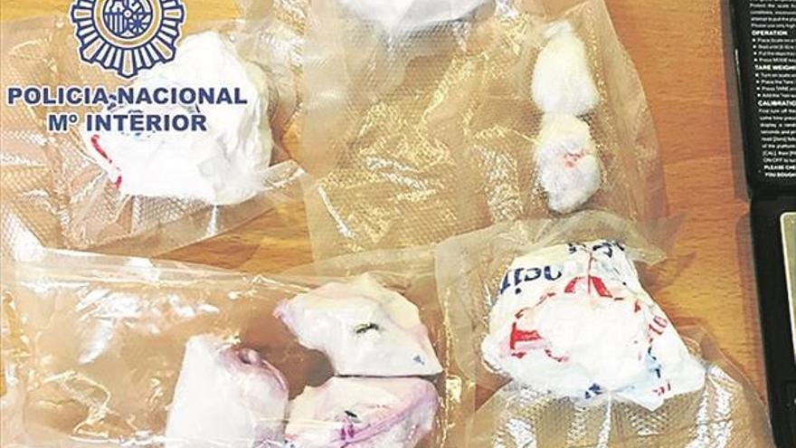 La Policía Nacional desmantela un punto de distribución de droga