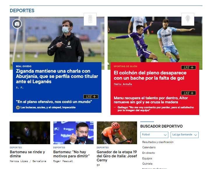 El nuevo módulo de deportes es una clara apuesta por el deporte local