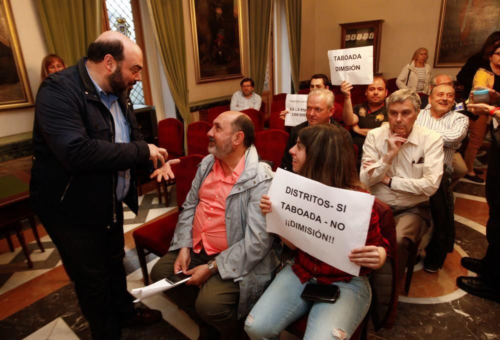 Pleno en el Ayuntamiento de Oviedo