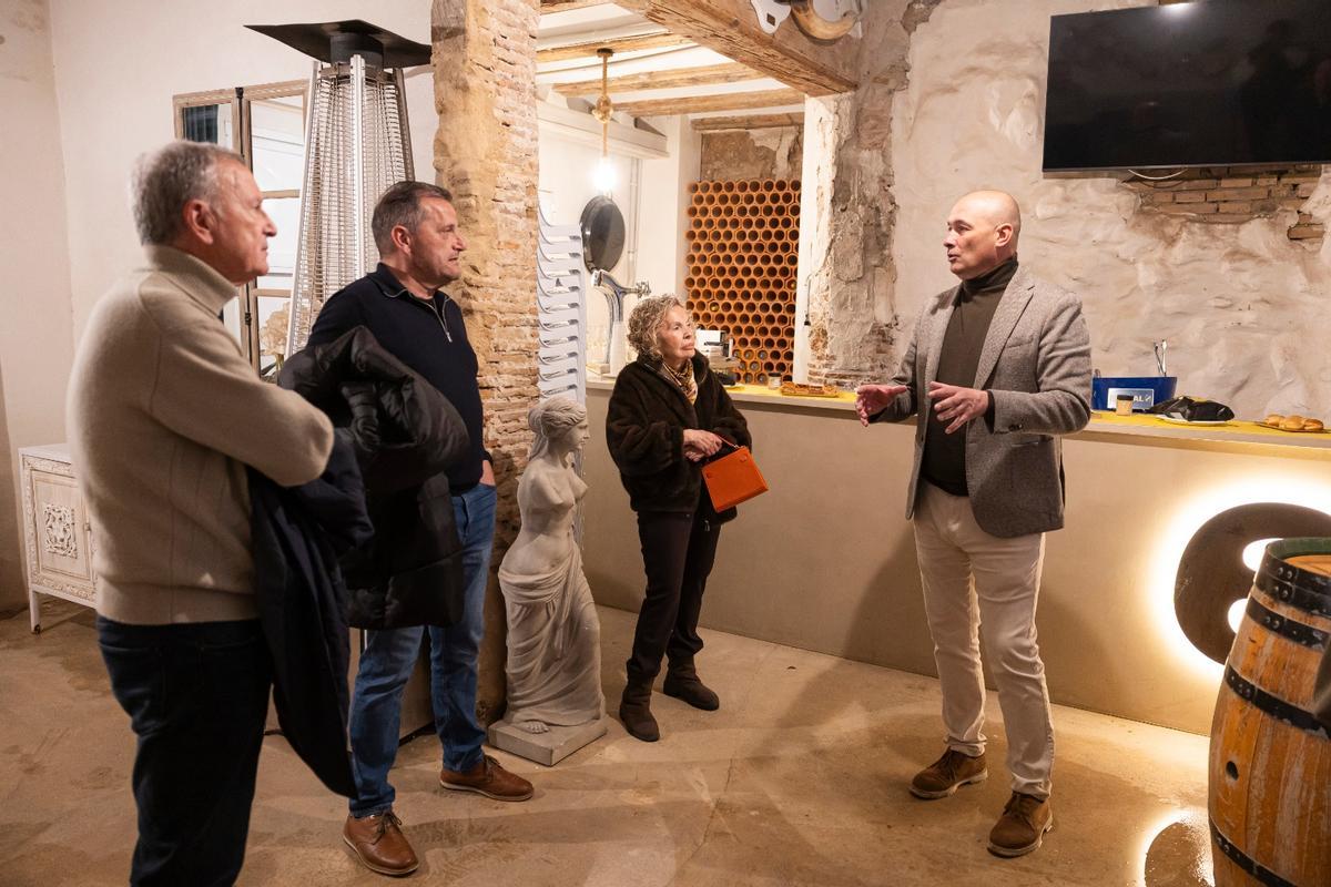 Visita de José Luis y Alberto Ramírez al Museu del Bou de Burriana
