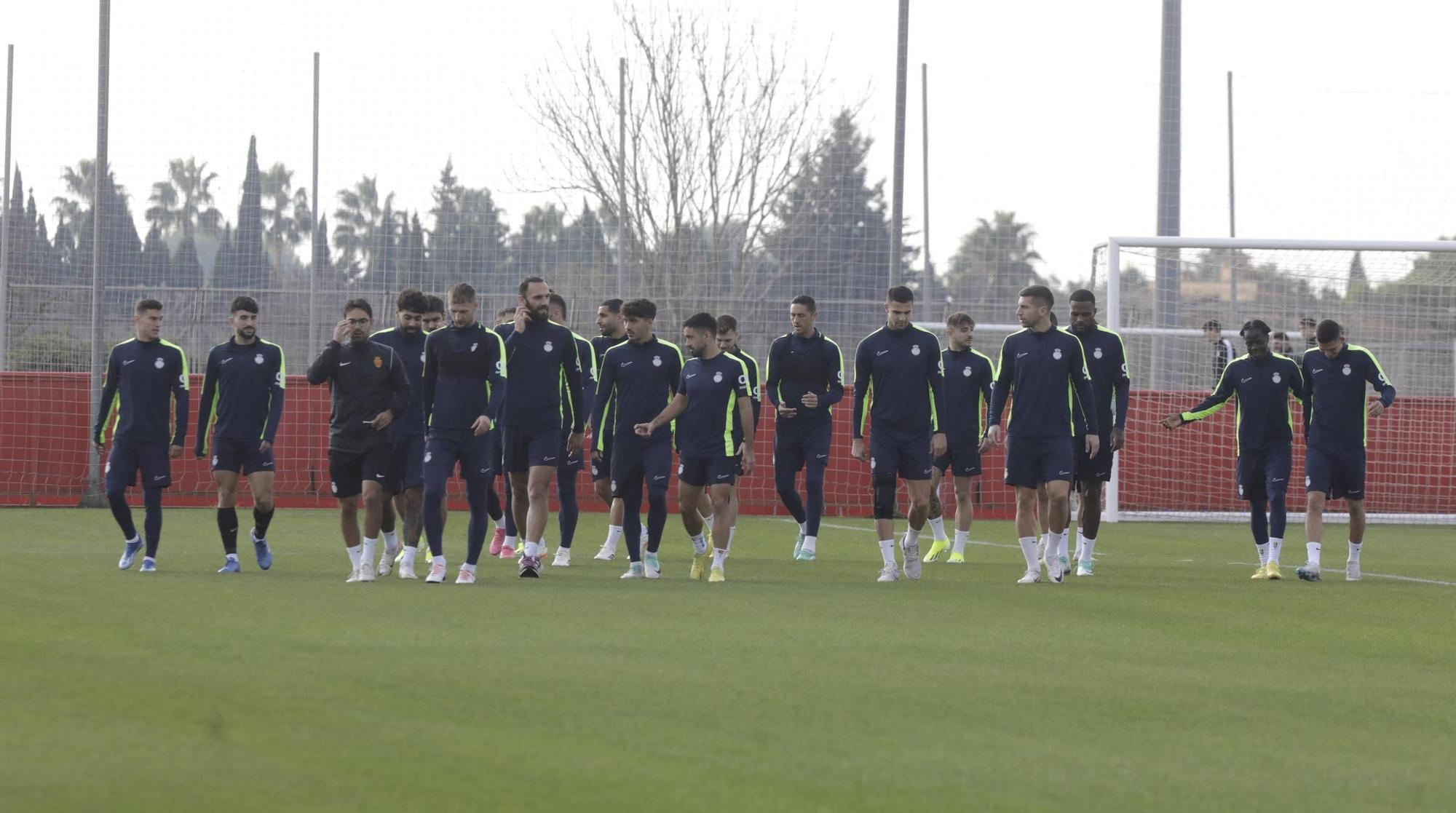 El RCD Mallorca vuelve al trabajo tras Navidad