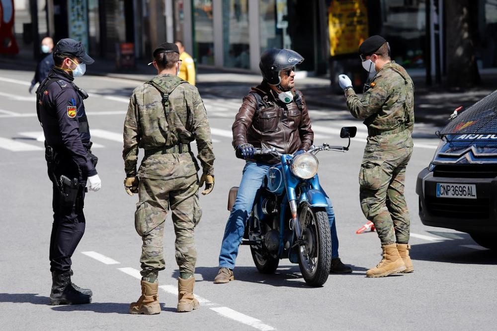 Murcia en su tercer domingo de confinamiento