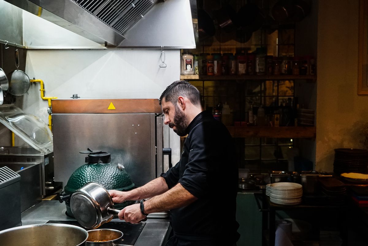 Así es y esto se come en el restaurante Open de Alicante