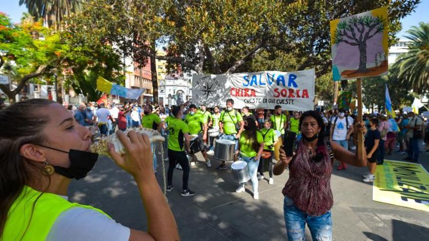 Manifestación contra Chira-Soria