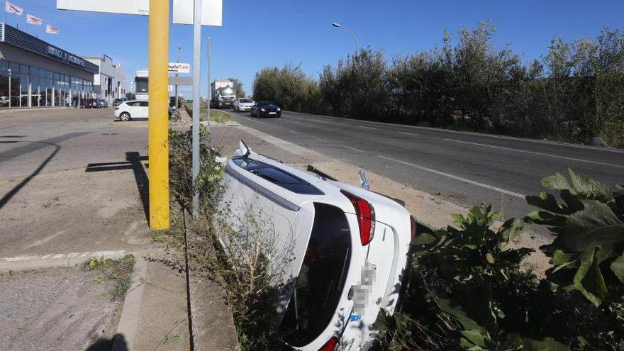 Accidente de tráfico en Alginet.