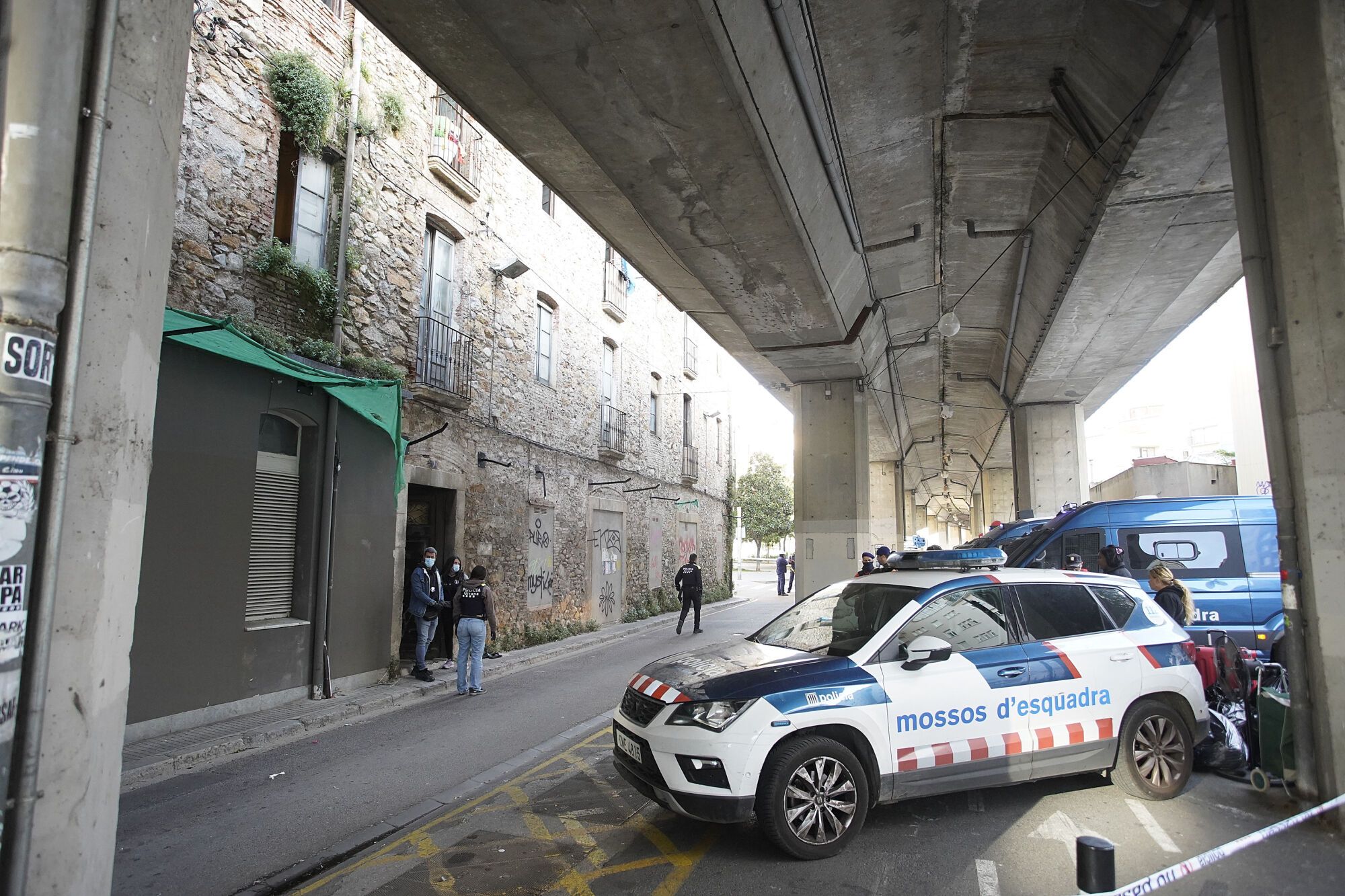 Girona carrer Tomàs Mieres desallotjament edifici ocupat