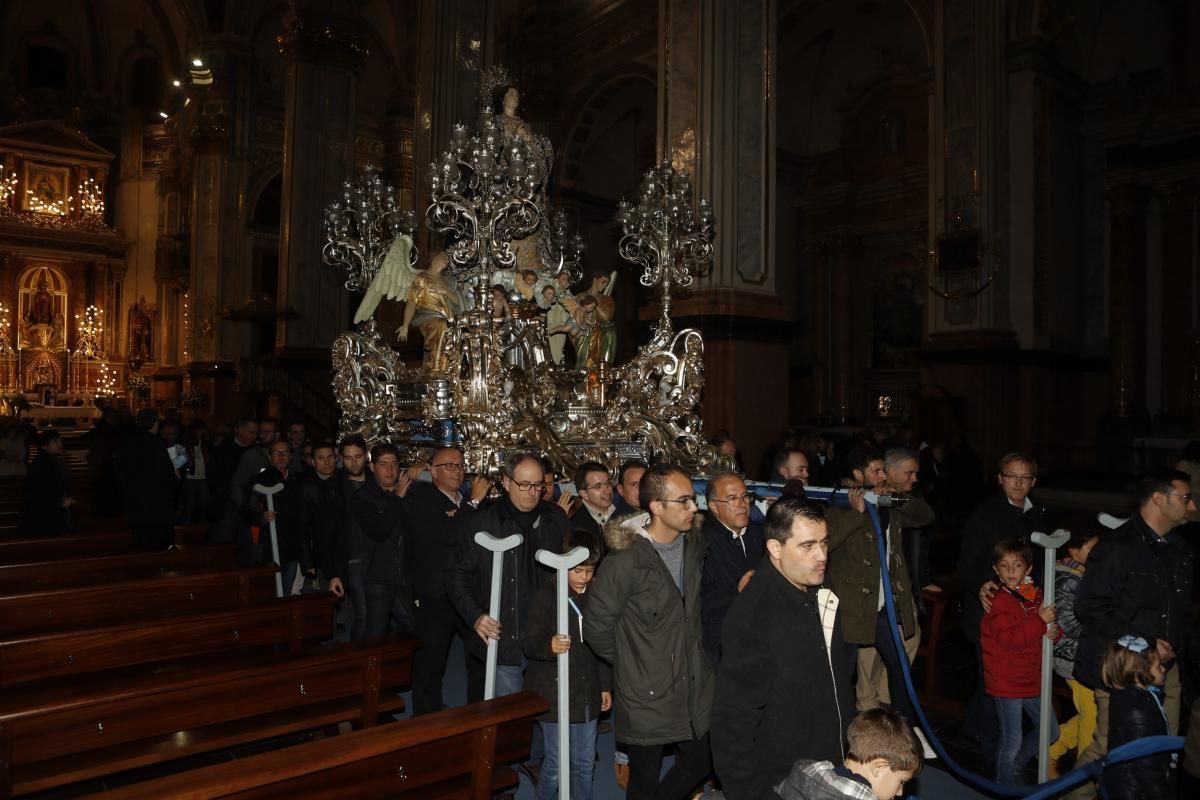 Procesión del farolet de las Purisimeras de Vila-real