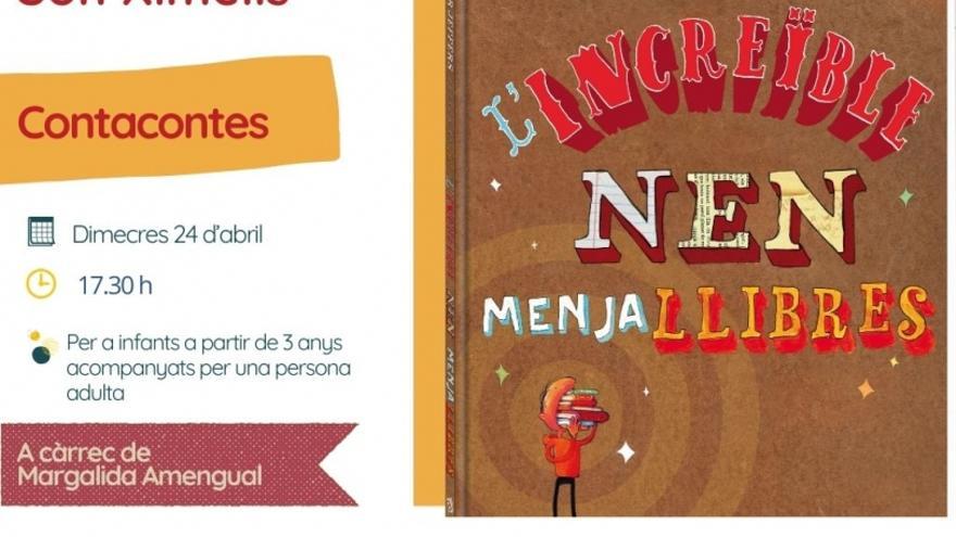 Contacontes Lincreïble nen menjallibres, amb Margalida Amengual