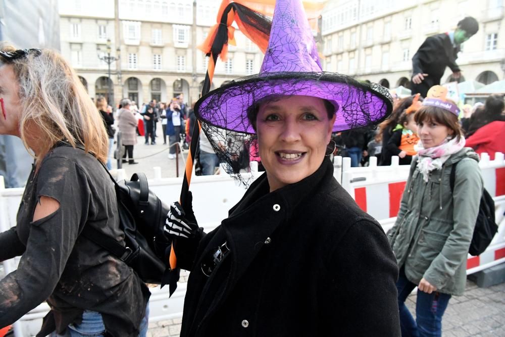 El desfile partió de la plaza de Lugo y finalizó en María Pita.