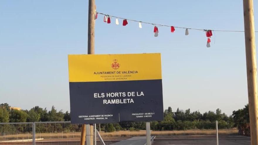 Vecinos de Sant Marcel·lí piden la apertura de los huertos de la Rambleta