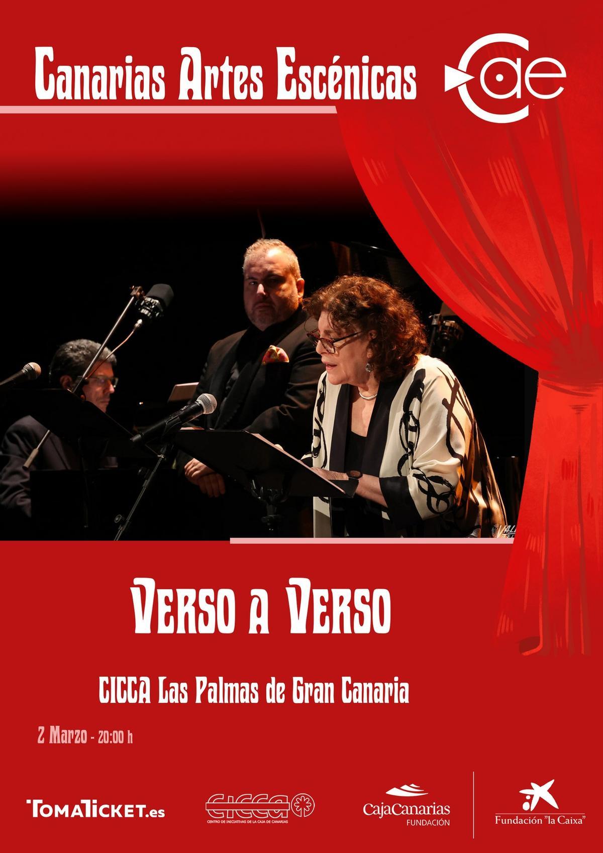 Charo López abre el Festival Internacional de Teatro 'Canarias Artes Escénicas' en el CICCA.