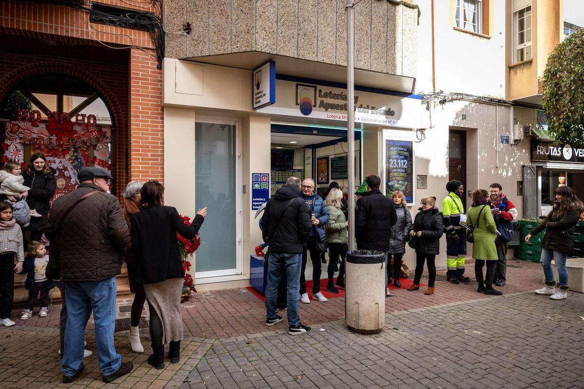 Un quinto premio ha caído en la administración "Minerín" de Andorra (Teruel)