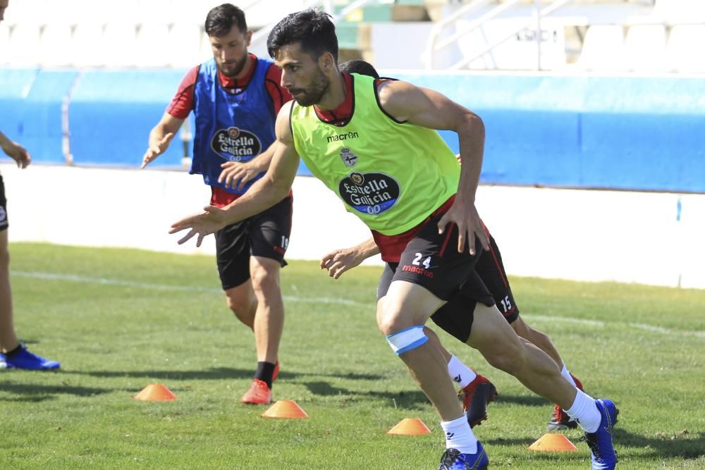 El Dépor prepara en Benidorm el partido del Elche