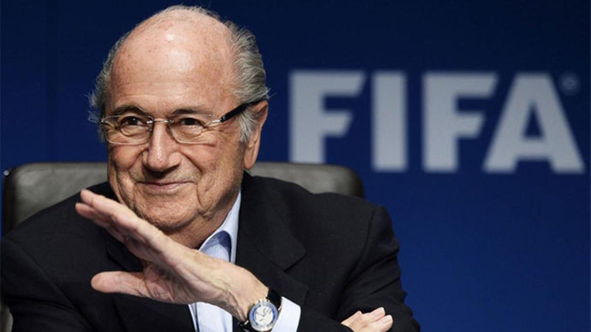 Joseph Blatter, presidente de la FIFA