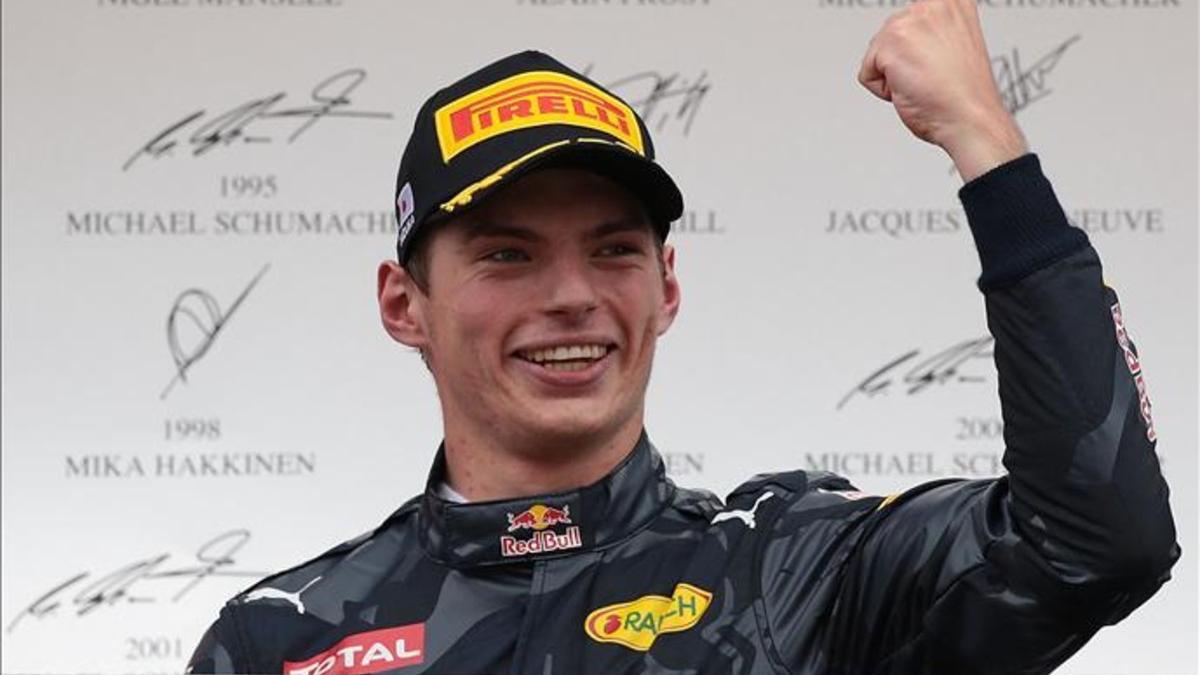 Verstappen ya lleva seis podios en F1 a sus 19 años