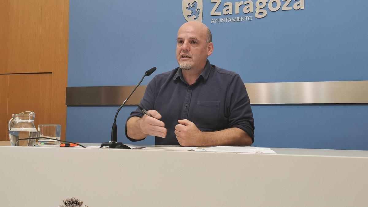El concejal de ZeC, Suso Domínguez, en una imagen de archivo.