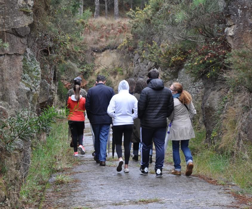 Visita inédita a la batería militar de O Grove