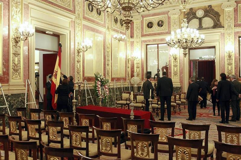 Capilla ardiente de Adolfo Suárez