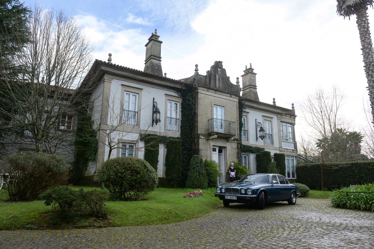 Fotograma de la serie en el Pazo do Mosteiro