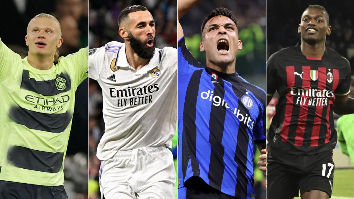 City, Madrid, Inter y Milan, los cuatro semifinalistas de la Champions