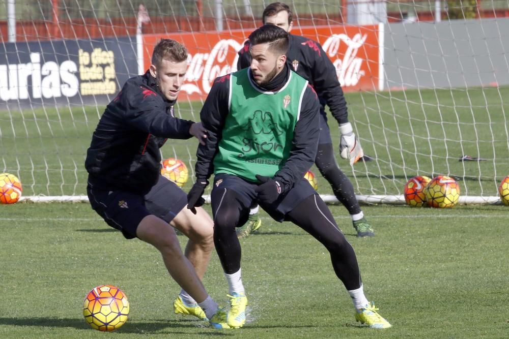 Entrenamiento del Sporting