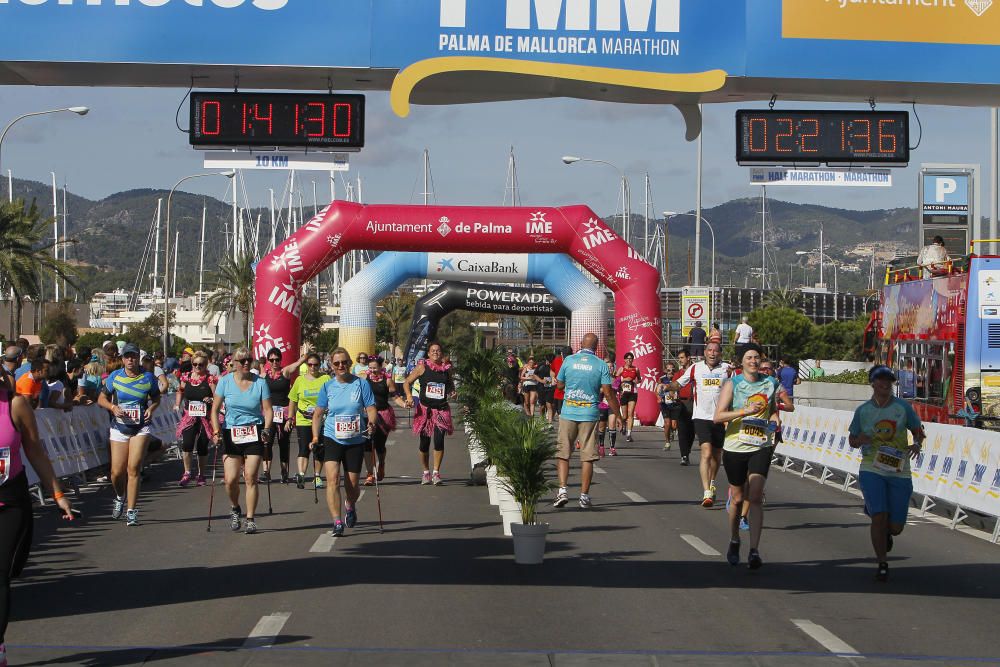 Unos 10.000 participantes en la Palma Marathon