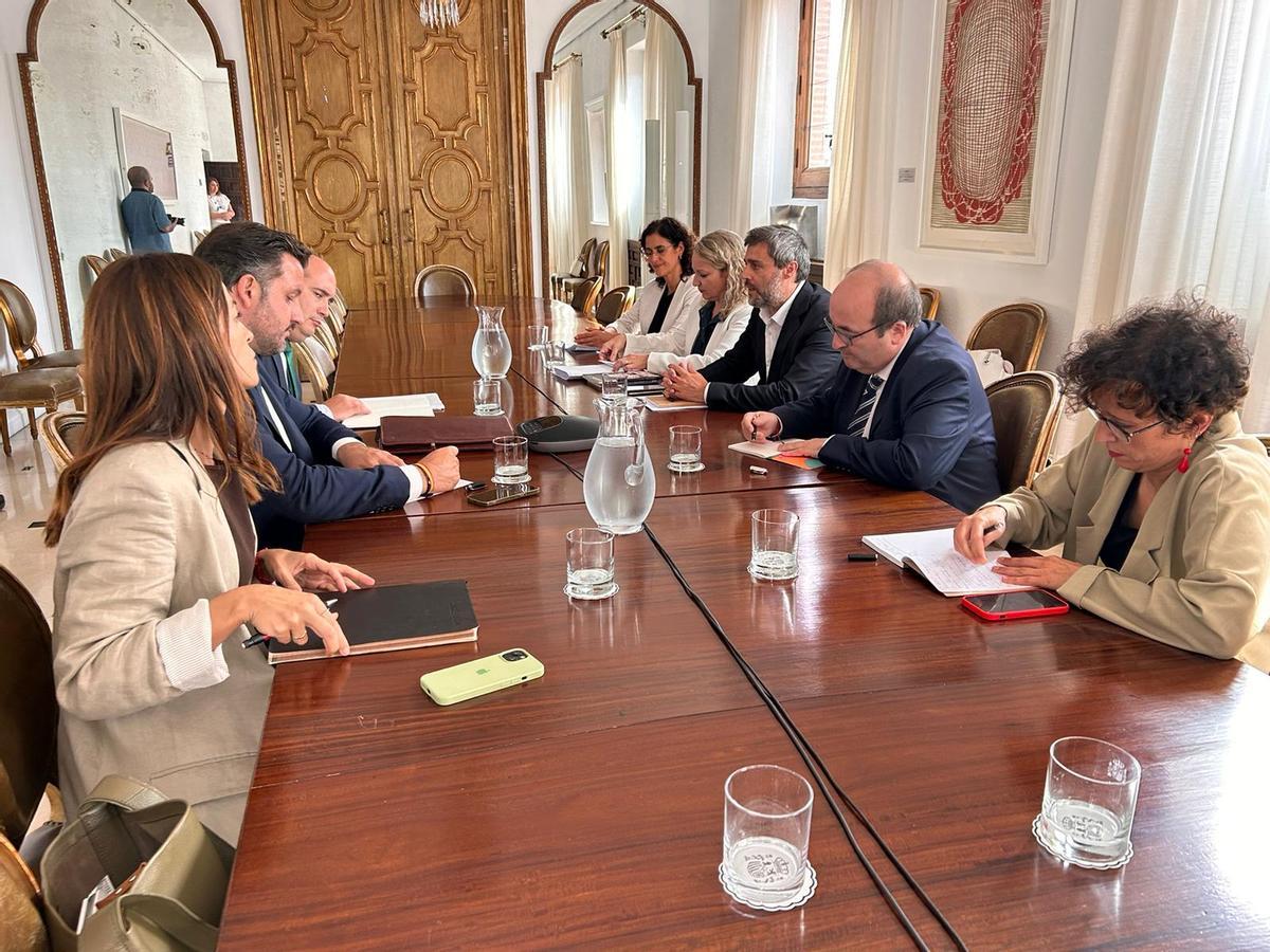 La reunión municipal con el ministro de Cultura en Madrid, la semana pasada