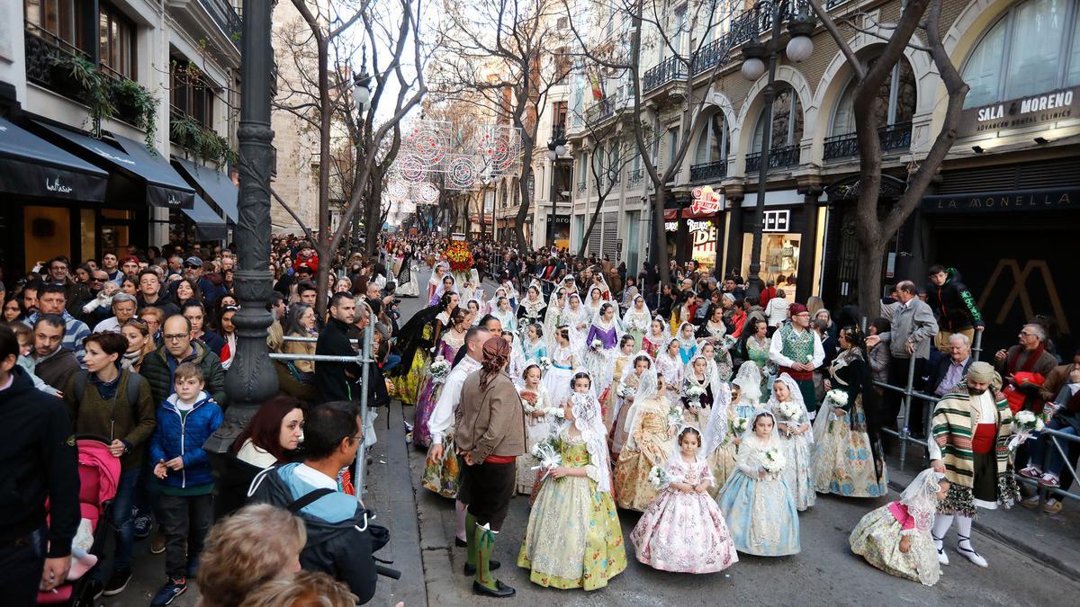 La Ofrrenda es uno de los grandes debates de las Fallas 2021.