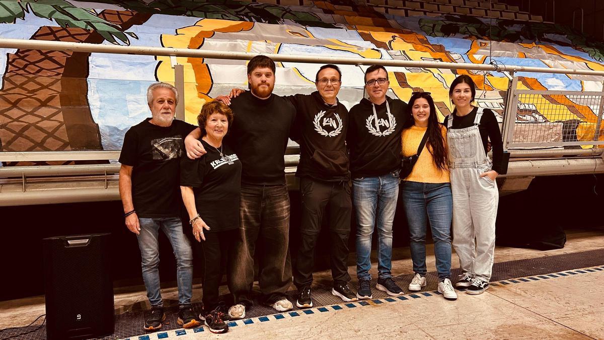 Antonio Conesa, Rosi Martín, Pedro Irles, Gabi Sánchez, Rafa Sánchez, Ana Ferrándiz y Bea Iñesta.