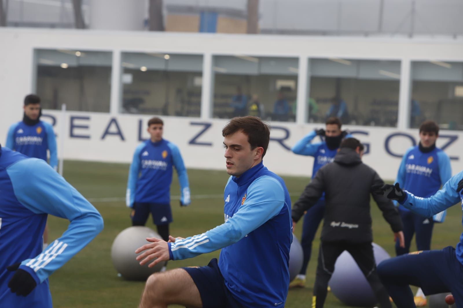 Así ha sido el primer entrenamiento del Real Zaragoza tras las vacaciones de Navidad