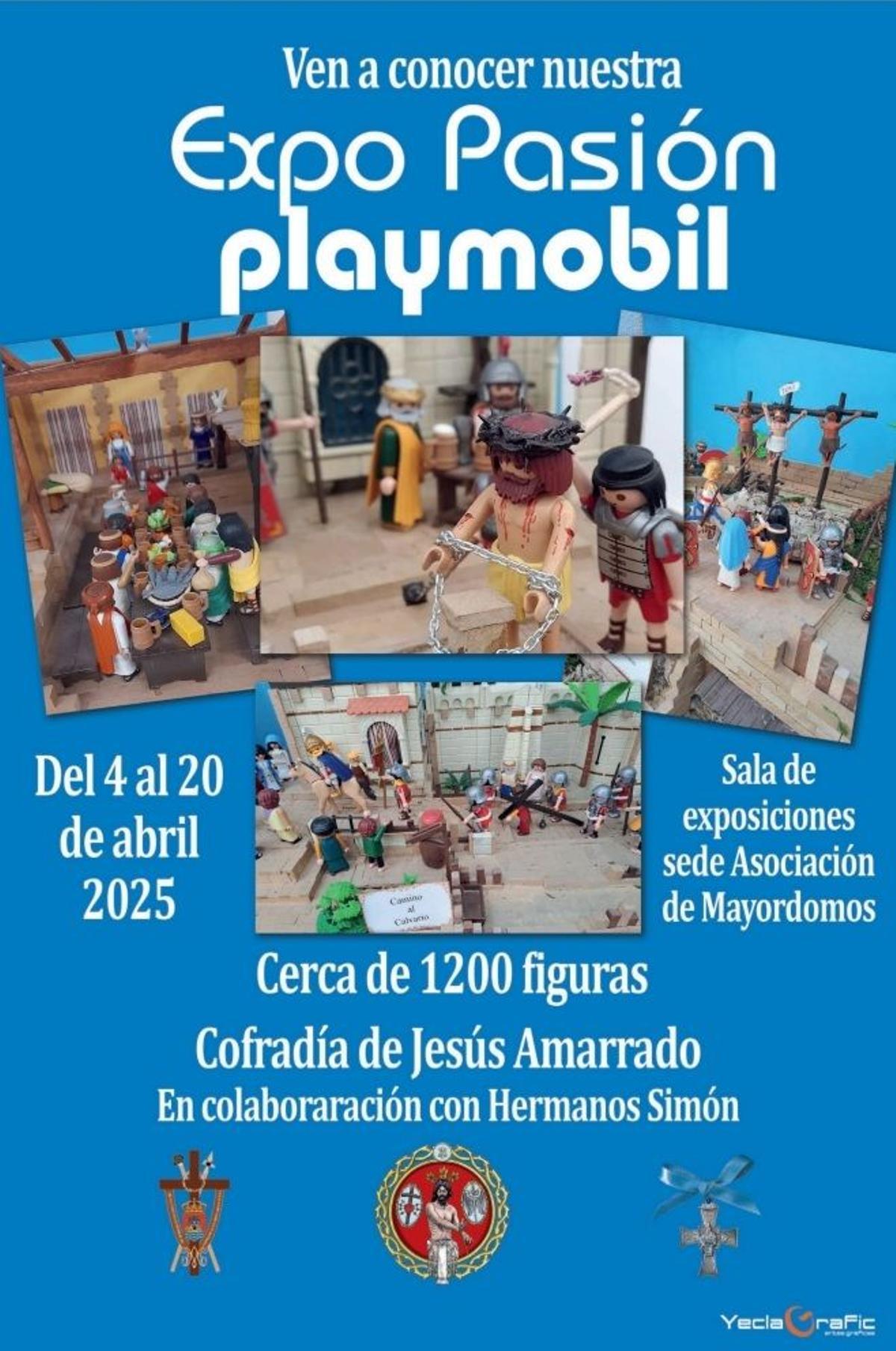 Cartel de la Expo Pasión Playmobil