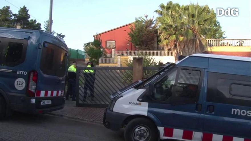 Vídeo | Operatiu antidroga a Maçanet de la Selva