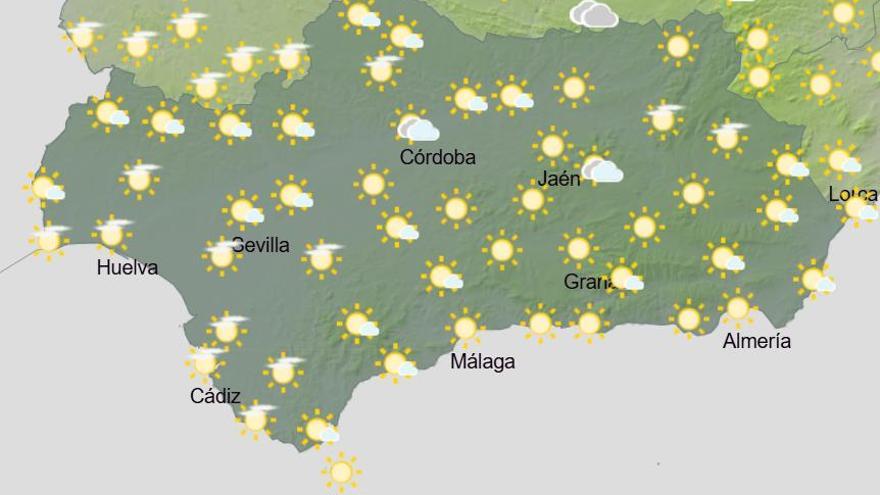 El tiempo en Andalucía para el fin de semana