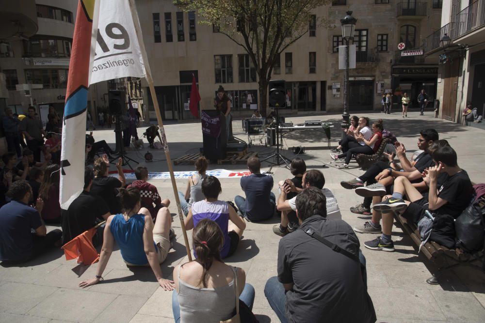 Manifestació de l'1 de maig a Manresa