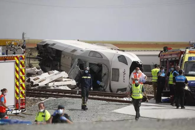 Grave accidente de tren en La Hiniesta (Zamora) con heridos y dos muertos