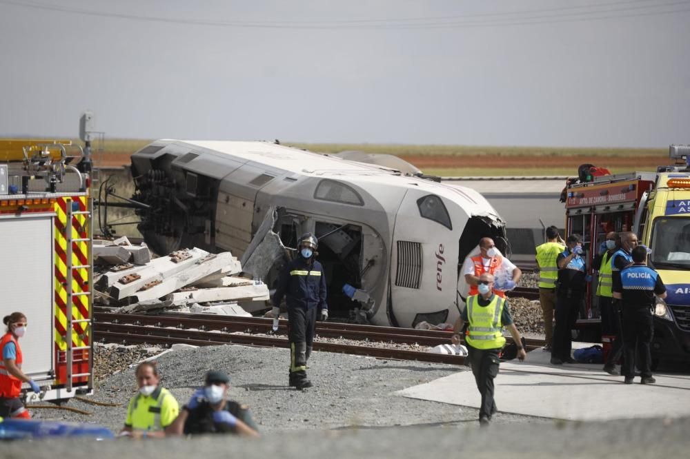 Accidente de tren en La Hiniesta