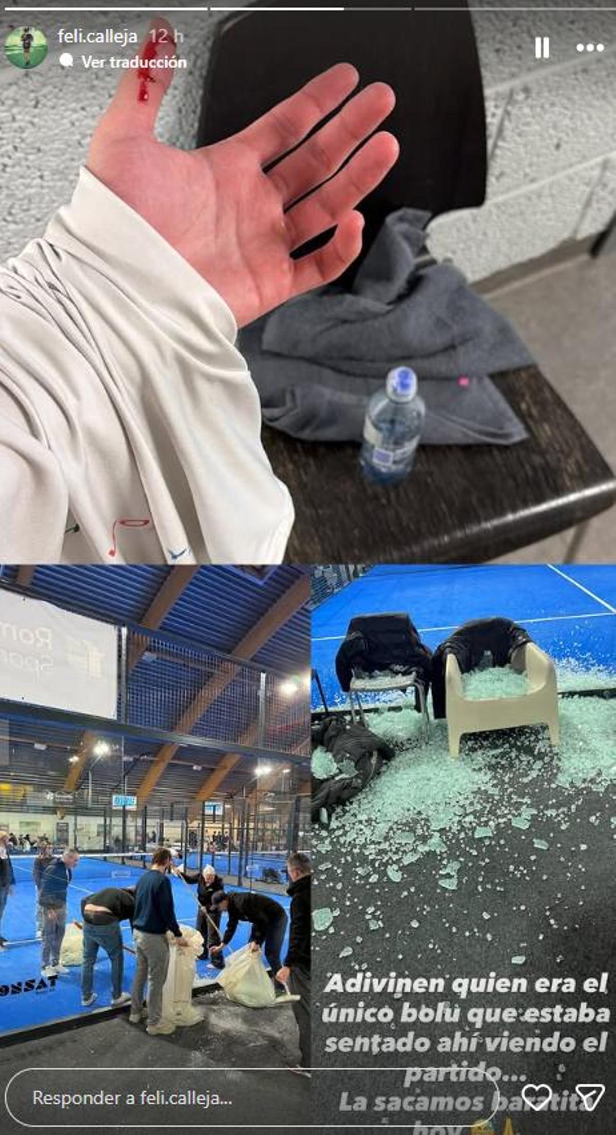 Lo que podría haber sido se quedó en un corte en el dedo de un aficionado