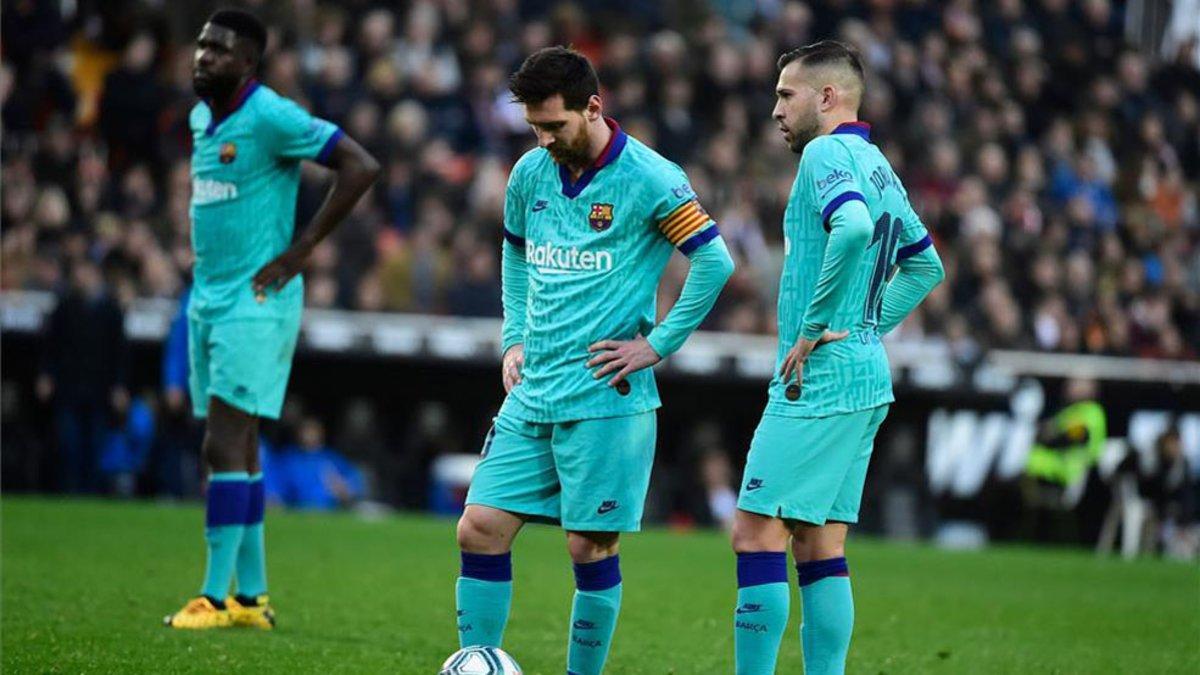 El Barça tropezó en Mestalla