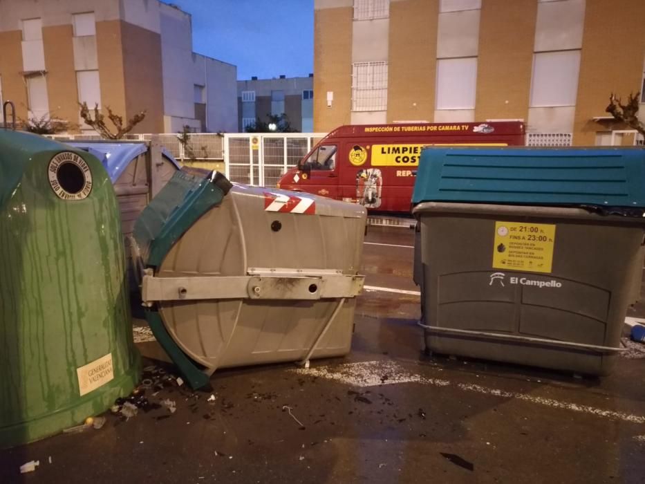 Daños por el temporal en El Campello