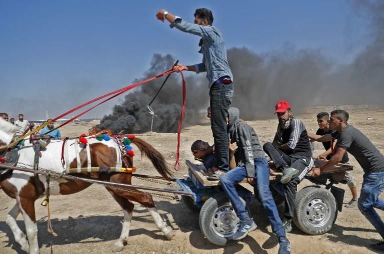 Protestas en Gaza