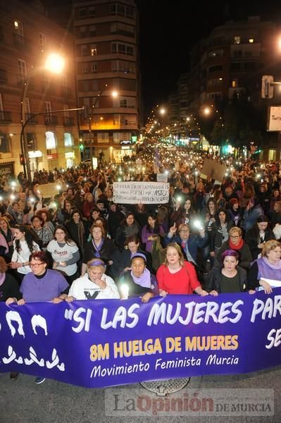 Manifestación por el Día de la Mujer en Murcia