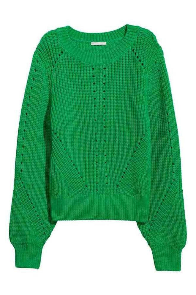 Verde que te quiero verde: el jersey de punto