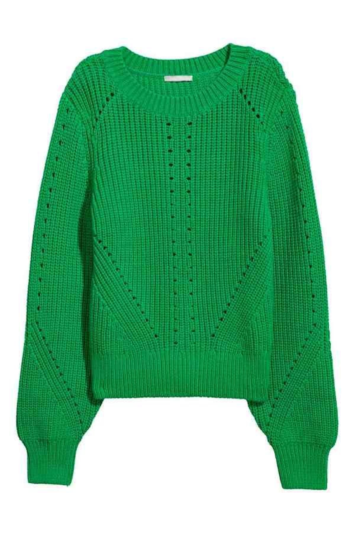 Verde que te quiero verde: el jersey de punto