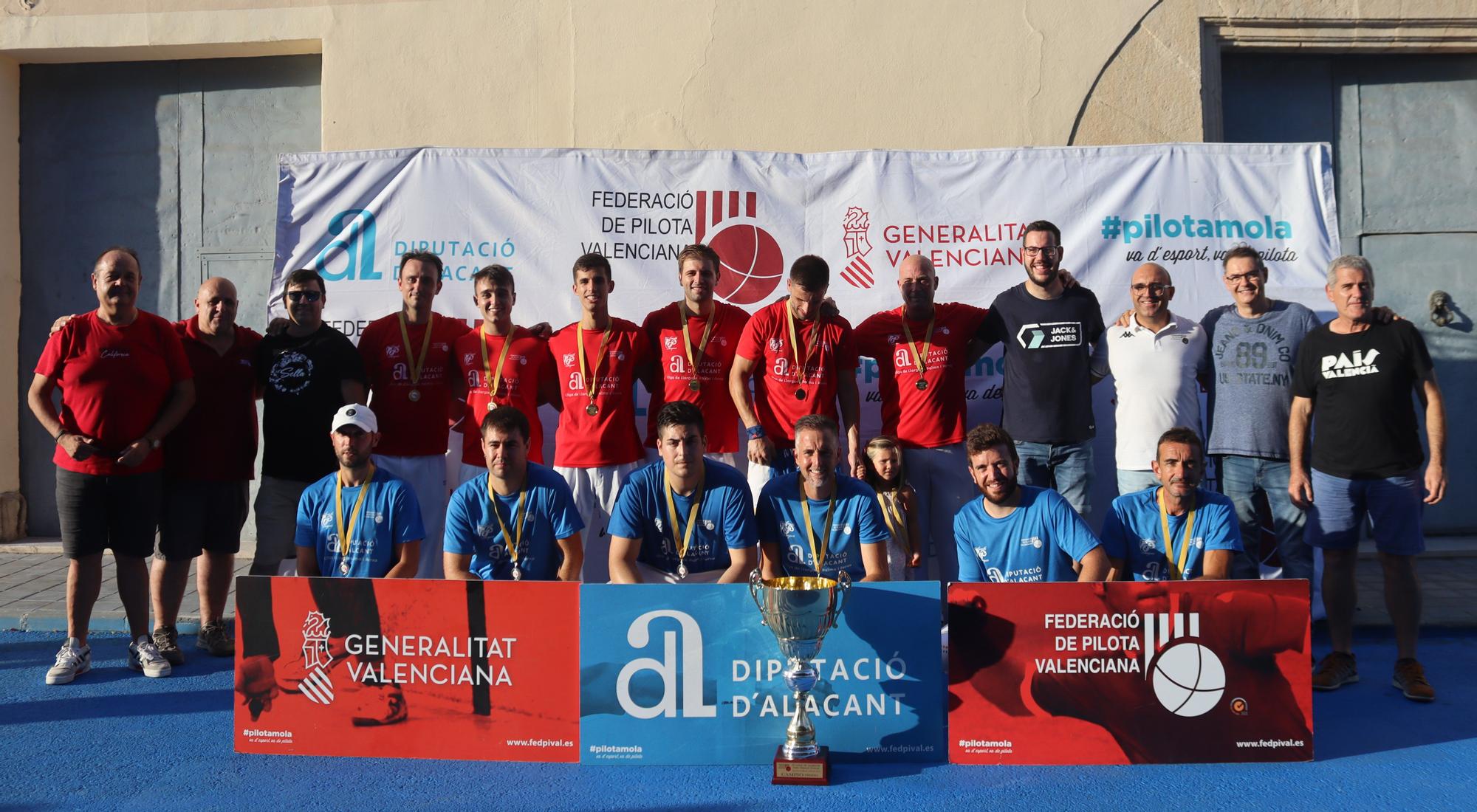 Final de Primera categoria de la 39 Lliga de llargues Trofeu Diputació d'Alacant 2023: Sella - Parcent