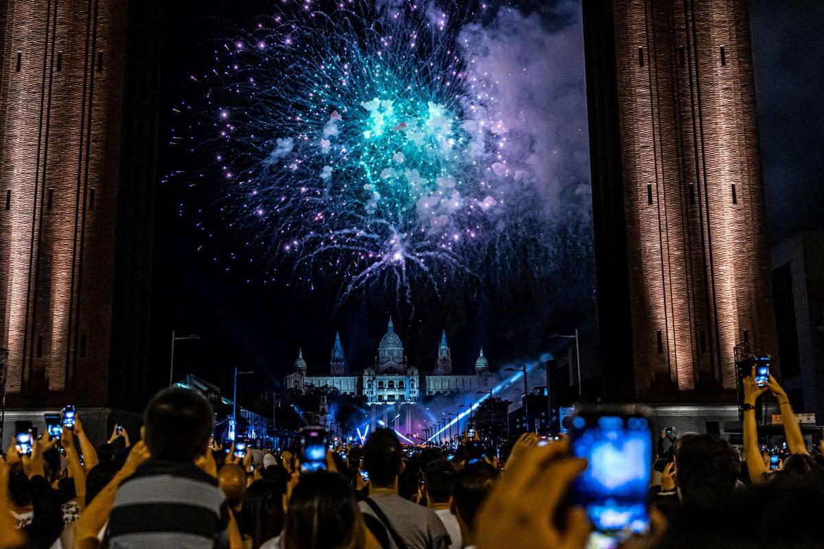 El Piromusical cierra la Mercè a ritmo de Sónar