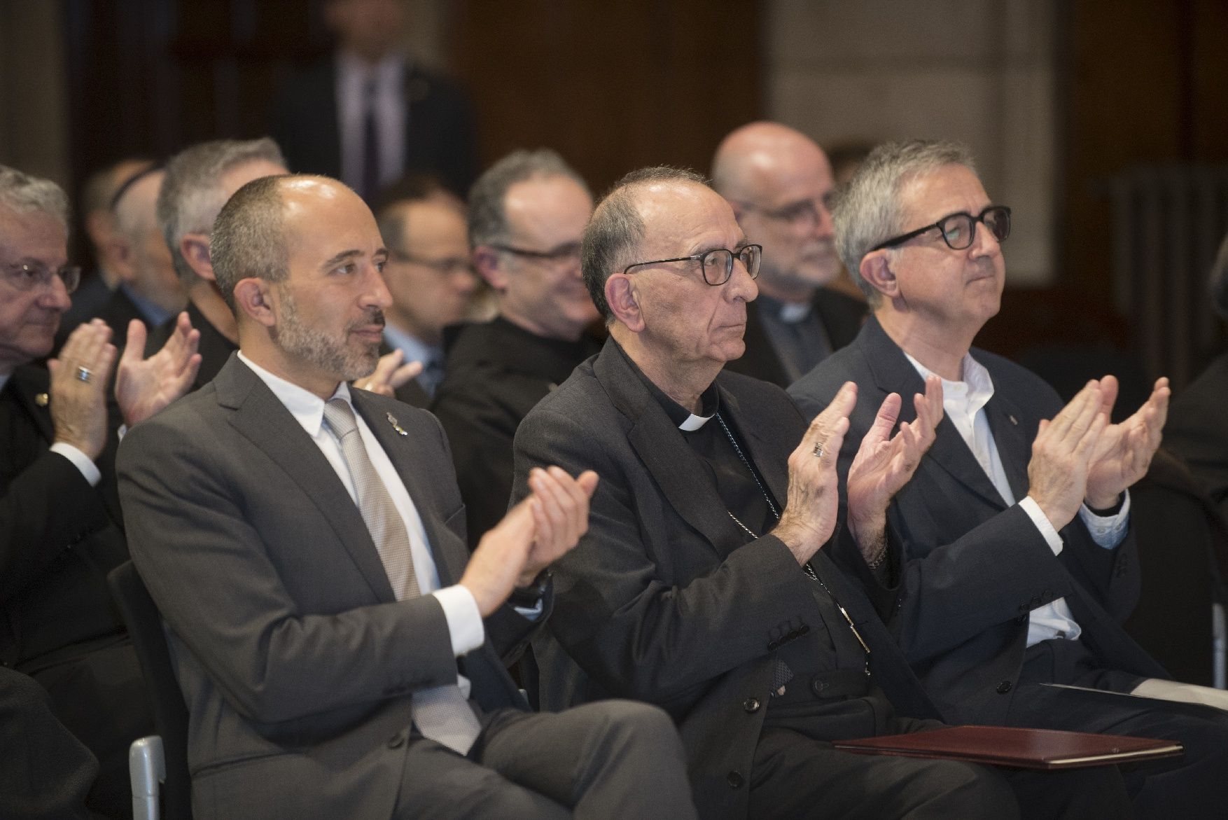 Un centenar de persones commemoren a la Generalitat els 500 anys de l'estada de Sant Ignasi a Catalunya