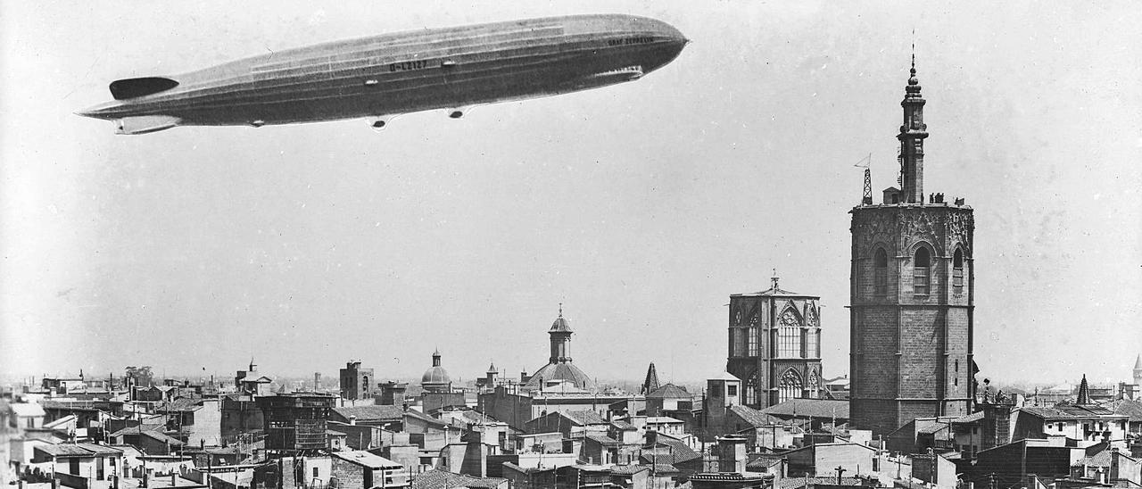 Cuando el  Graf Zeppelin voló València